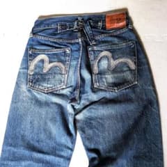 ボタンフライ ストレートデニムパンツ【W29】のサムネイル