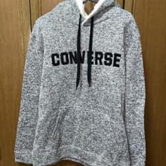 CONVERSE フード付きパーカー XL グレーのサムネイル