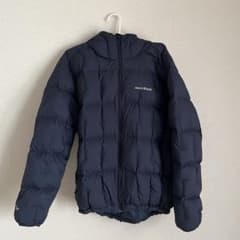 【サイズL-R】mont-bell ネージュダウンパーカー　L -R ネイビーのサムネイル