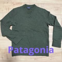 patagonia クルーネックセーター S オリーブグリーンのサムネイル