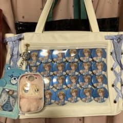 美男高校地球防衛部LOVE バトナマ 缶バッジ 由布院煙 痛バッグ - メルカリ