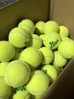 美品　中古テニスボール 1試合使用セントジェームス100球 超美品 中古テニスボール100球 - メルカリ