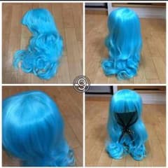 プリキュアなどに 水色ウィッグのサムネイル