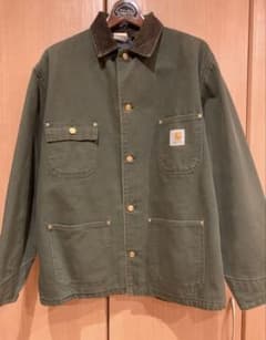 Carhartt 90s ミシガンチョアコート L 星タグ モスグリー状態◎のサムネイル
