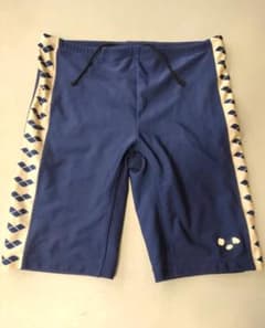 【I953】arena Men's Swimsuit, Size M, Navy
