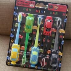 ミニカー歯ブラシ　5本セット♪のサムネイル