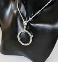 BVLGARI ブルガリ キーリング ネックレス ケース付き 超美品】ブルガリ キーリング シルバーネックレス 箱＆チェーン＆予備