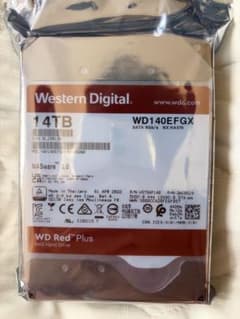 新品未使用Western Digital WD Red Plus 14TBのサムネイル