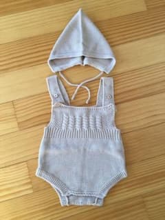 Poochan様専用！！ニットロンパース　韓国服　ベビーのサムネイル