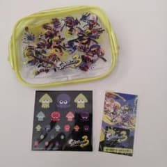 Splatoon 3 Rakuten Books Purchase Bonus: Limited Edition Pouch and Sticker (Nintendo)