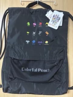 カラフルピーチ リュックサック ブラック 新品タグ付き　カラピチのサムネイル