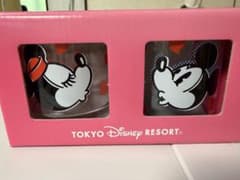 미키 미니 TOKYO DISNEY RESORT 페어 글라스 세트