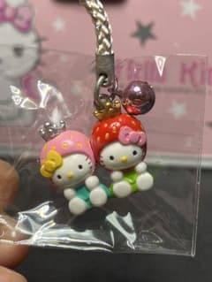 ハローキティ ご当地限定あまおうストラップ ハローキティ ご当地限定ストラップ あまおう 福岡 希少品