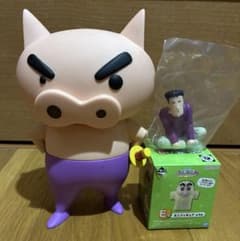 クレヨンしんちゃん 一番くじ E賞 フィギュア ひろし　オマケぶりぶりざえもん
