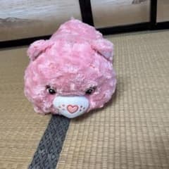 【BIGサイズ】ケアベア ラブアロットベア ぬいぐるみ 寝そべり ピンクのサムネイル