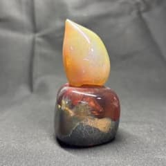 ガラス作家　山内優子作　ガラスキャンドル　オブジェ ガラス作家 山内優子作 ガラスキャンドル オブジェ - メルカリ