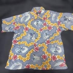 美品⭕️pataloha パタロハ アロハシャツ サーフ柄 ブルー M - メルカリ
