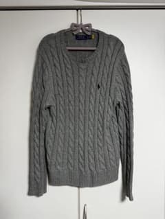 POLO RALPH LAUREN ニット セーター グレー XS