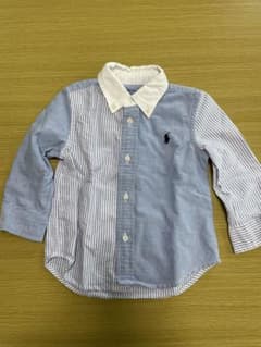 Ralph Lauren ラルフ　無地✖️ストライプのサムネイル