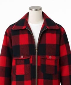 Woolrich ウールリッチ バッファローチェック　ウールジャケットのサムネイル
