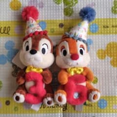 디즈니 칩 & 데일 봉제 인형 배지