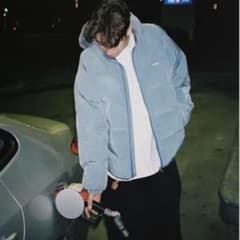 完売品】butter goods logo down jacket - メルカリ