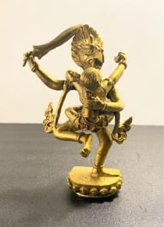 ヒンズー　合体神　歓喜神　仏像　ガルーダ オブジェ アンティーク 店舗展示品のサムネイル
