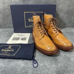 【極美品】トリッカーズ M2508ウィングチップ エイコン レザー UK7.5のサムネイル