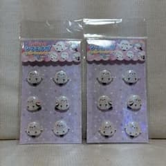 ぽてもちシマエナガ　デコレーションシール2点セットのサムネイル