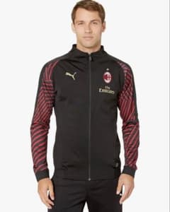 ACミラン Puma ジャージ 黒/赤 - メルカリ