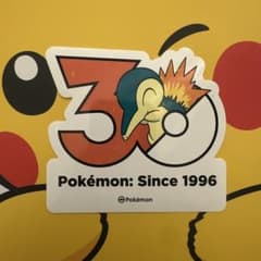 韓国限定 ポケモン 30周年記念 ステッカー ヒノアラシ 2 - メルカリ