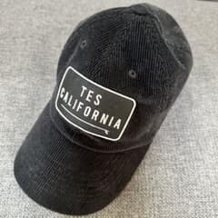 TES CALIFORNIA コーデュロイ キャップ ブラックのサムネイル