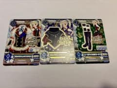 アイカツカード　ロリゴシックコーデ　3点セット　藤堂ユリカ様のサムネイル