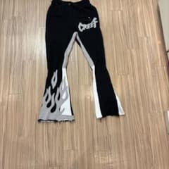 CREEF フレア スウェットパンツ XS ブラック - メルカリ