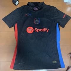 最終価格　レア XL 新品 黒 バルセロナ ヤマル ユニフォーム サッカーウェアのサムネイル