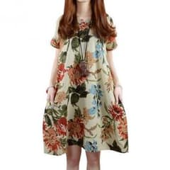 コロン様 専用☆花柄ゆるカワ ワンピース！のサムネイル