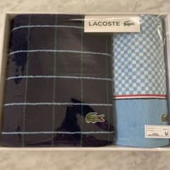 ♡LACOSTE ♡タオルセット チェック柄 綿100%のサムネイル
