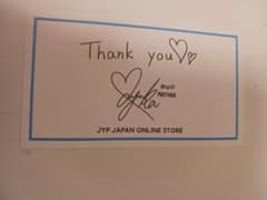 JYP　Thank you card　NiziU　マユカのサムネイル
