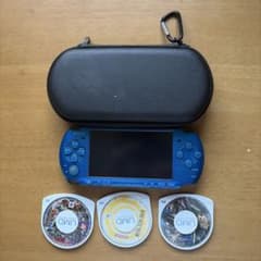R*7様 SONY PSP 本体 青 ケース 付属品ありのサムネイル