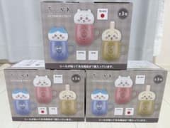 ちいかわ ふたつきおかおマグカップ 全3種　ハチワレ　ちいかわ　うさぎのサムネイル