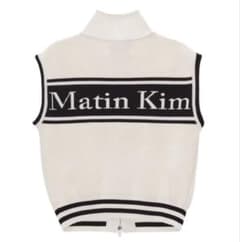 Matin Kim / KNIT VEST IVORY / サマーニットベストMのサムネイル