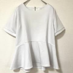 laboratory work ペプラムトップス　白のサムネイル