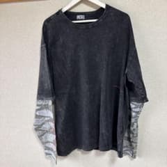 DIESEL ダークグレー 重ね着風長袖カットソー DIESEL ダークグレー 重ね着風長袖カットソー - メルカリ