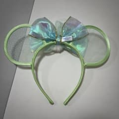 ディズニー　ティンカーベル　カチューシャ　緑色カチューシャ リボン付きのサムネイル