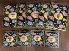 ANNA SUI アナスイ 紙袋 ショッパー ショップ袋 9枚セット バラ 平成