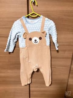 キムラタン ピッコロ　くーたん　ロンパース80 ベージュのサムネイル