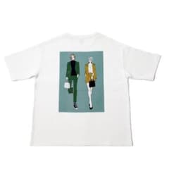 UN-DIMENSION 樋口楓 叶 バックプリント Tシャツ Lサイズ 叶 / 樋口楓 グラフィックオーバーサイズTシャツ3【UN-DIMENSION