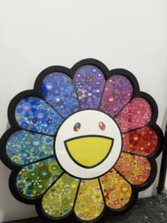 村上隆 お花がスパークル！ ED300 額装済 納品書付 - メルカリ