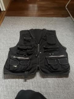 OUTFITTERS 1981 フィッシングベスト メッシュ L 古着のサムネイル