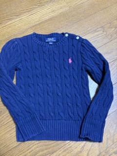 POLO RALPH LAUREN キッズ ケーブルニット セーター 4/4T
